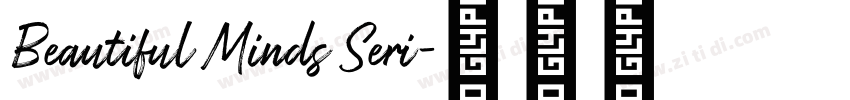 Beautiful Minds Seri字体转换 Beautiful Minds Seri字体转换